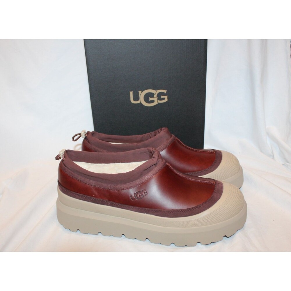 UGG Tasman Weather Hybrid WP Shoes Boots Cordovan Brown NEW SZ 14